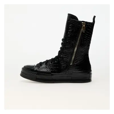 Tenisky Converse Chuck Plus Xhi Leather Black/ Black/ Light Gold EUR