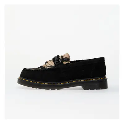 Tenisky Dr. Martens Adrian Snaffle Black Long Napped Suede & Black/Beige Contrast Hair On EUR