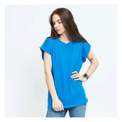 Tričko Urban Classics Ladies Extended Shoulder Tee Blue