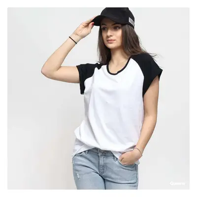 Tričko Urban Classics Ladies Contrast Raglan Tee White/ Black