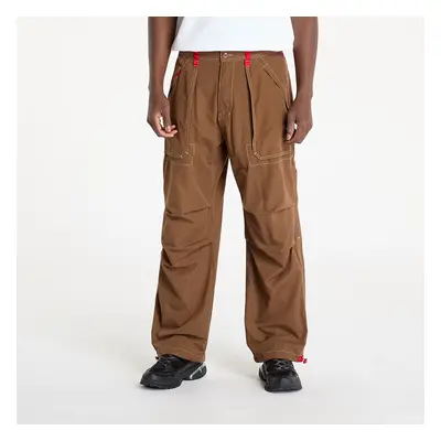 Kalhoty PLEASURES Public Utility Pants Brown