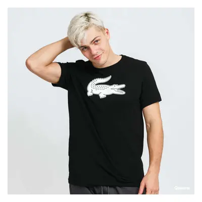 Tričko LACOSTE Print Crocodile Tee Black