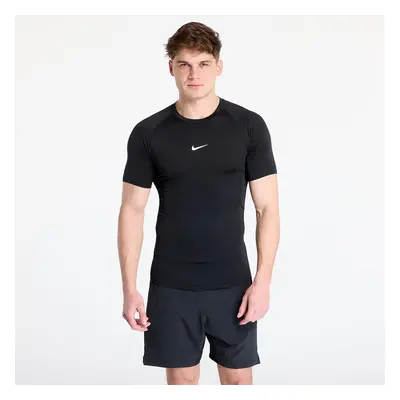 Tričko Nike Pro Men's Dri-FIT Tight Short-Sleeve Fitness Top Black/ White