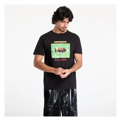 Tričko PLEASURES Grass Fed T-Shirt Black