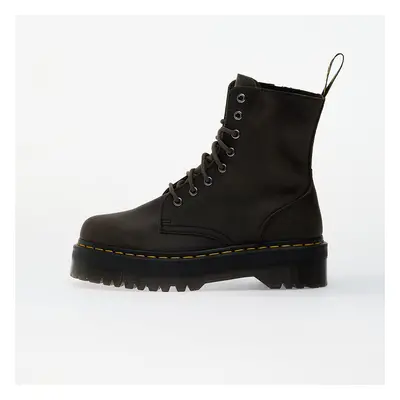 Tenisky Dr. Martens Jadon Charcoal Grey Burnished Waxy Pull Up EUR