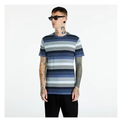 Tričko Urban Classics Yarn Dyed Sunrise Stripe Tee Vintage Blue