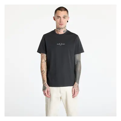 Tričko FRED PERRY Embroidered T-Shirt Anchor Grey