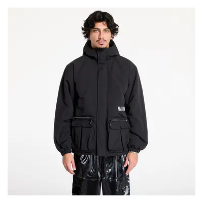 Bunda PLEASURES Run Hooded Jacket Black