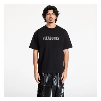 Tričko PLEASURES Impact Pocket Heavyweight Shirt Black