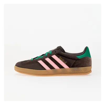 Tenisky adidas Gazelle Indoor W Dark Brown/ Glow Pink/ Court Green EUR