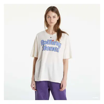 Tričko Noisy May Oversized Rolling Stones T-Shirt Cream