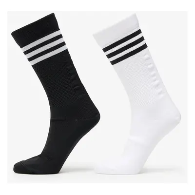 Ponožky adidas Stripes Textured Crew Socks 2-Pack White/ Black