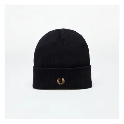 Čepice FRED PERRY Classic Beanie Navy/ Dark Caramel