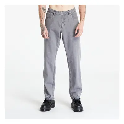 Džíny Urban Classics Open Edge Loose Fit Jeans Midgrey