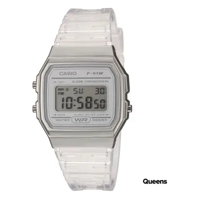 Hodinky Casio F 91WS-7EF White/ Transparent