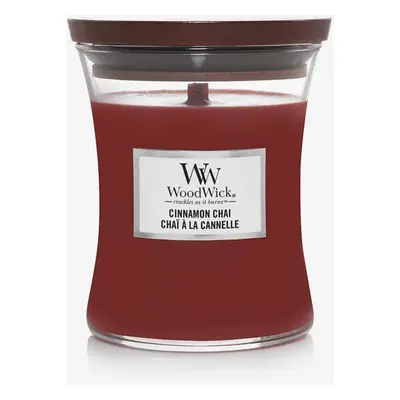 WoodWick Medium Hourglass Candle - Cinnamon Chai