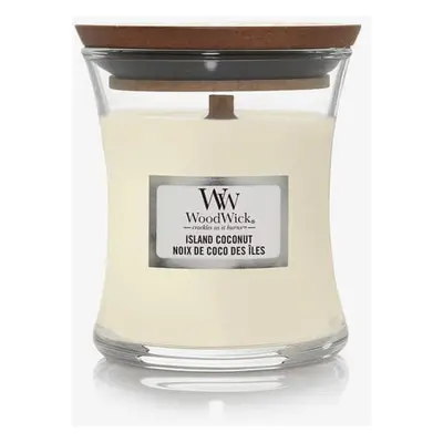 WoodWick Small Hourglass Candle - Island Coconut