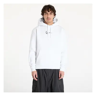 Mikina Karl Kani KK Small Signature Hoodie White