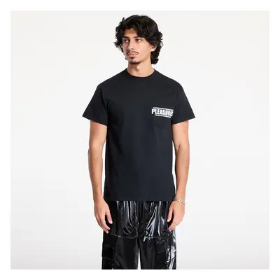 Tričko PLEASURES Staff Pocket T-Shirt Black