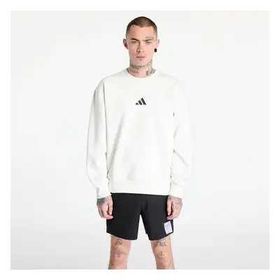 Mikina adidas All Szn Graphic Crewneck Sweatshirt Off White/ Black