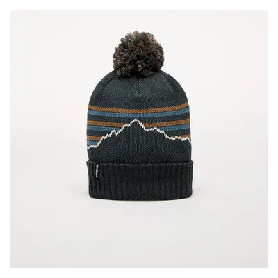 Čepice Patagonia Powder Town Beanie Fitz Roy Stripe Knit/ Smolder Blue