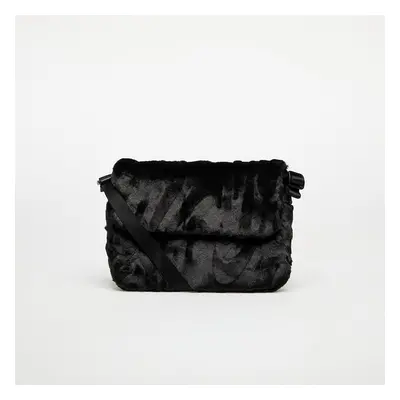 Taška Nike Sportswear Futura Faux Fur Crossbody Bag Black/ Black/ Black