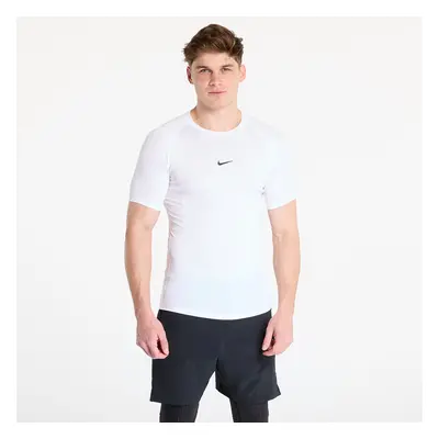 Tričko Nike Pro Men's Dri-FIT Tight Short-Sleeve Fitness Top White/ Black