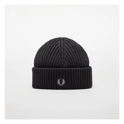 Čepice FRED PERRY Cotton Rib Beanie Anchor Grey