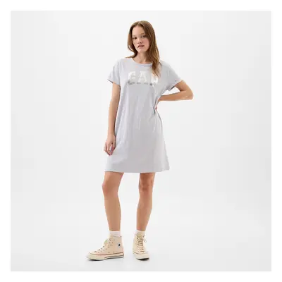 Šaty GAP Logo Dress Grey Matter