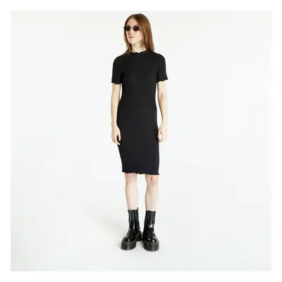 Šaty Urban Classics Ladies Rib Tee Dress Black