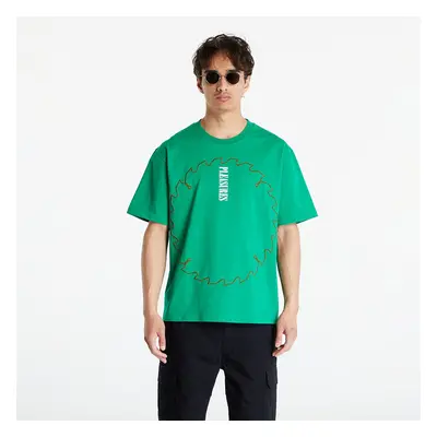 Tričko PLEASURES Saw Heavyweight T-Shirt Green