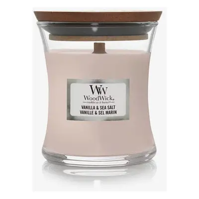 WoodWick Small Hourglass Candle - Vanilla & Sea Salt