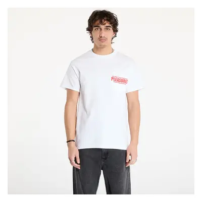 Tričko PLEASURES Staff Pocket T-Shirt White