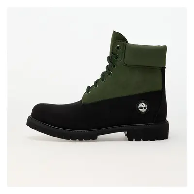 Tenisky Timberland Inch Lace Up Waterproof Boot Black Nubuck/ Dark Green EUR