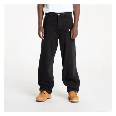 Kalhoty PLEASURES Grind Baggy Jeans Black