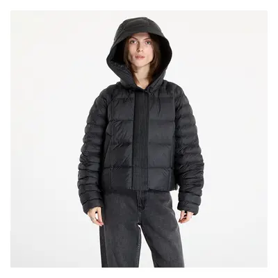 Bunda Nike Sportswear Swoosh Puffer PrimaLoft® Therma-FIT Oversized Hooded Jacket Black/ White