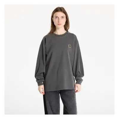 Tričko Carhartt WIP L/S Vista T-Shirt UNISEX Graphite Garment Dyed