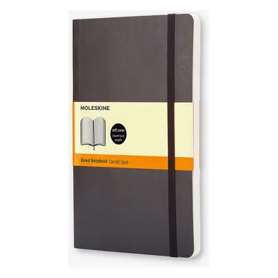 Moleskine Zápisník Měkký Linkovaný Černý