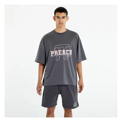 Tričko PREACH Varsity T-shirt Washed Asphalt