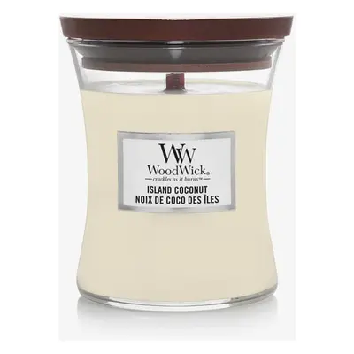 WoodWick Medium Hourglass Candle - Island Coconut