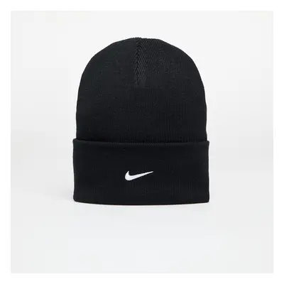 Čepice Nike Peak Swoosh Beanie Black/ White