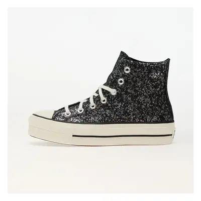 Tenisky Converse Chuck Taylor All Star Lift Platform Glitter Into The Void/ Egret/ Black EUR