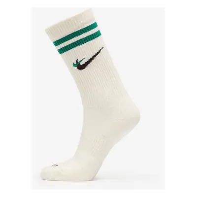 Ponožky Nike Everyday Plus Force Cushioned Crew Socks Sail/ Malachite/ Black