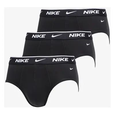 Boxerky Nike Dr-FIT Cotton Stretch Hip Briefs 3-Pack Black