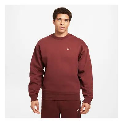 Mikina Nike Solo Swoosh Men's Fleece Crew Dark Pony/ White