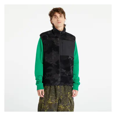 Vesta adidas Originals Graphics Camo Reversible Fleece Vest Black