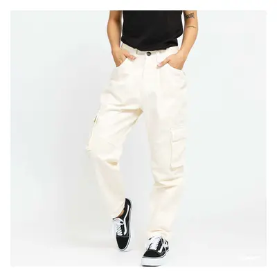 Kalhoty Urban Classics Ladies Ballon Fit Cargo Twill Pants Creamy