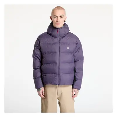 Bunda Nike ACG "Lunar Lake" Puffer Men's Therma-FIT ADV Loose Hooded Jacket Dark Raisin/ Black/ 