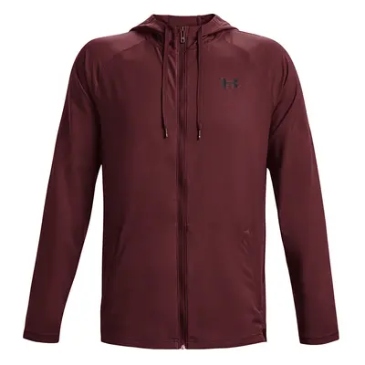 Mikina Under Armour Wvn Perforated Wndbreaker Chestnut Red