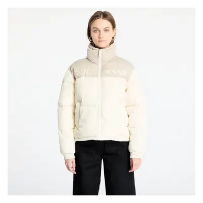 Bunda Karl Kani Retro Essential Puffer Jacket Off White/ Sand